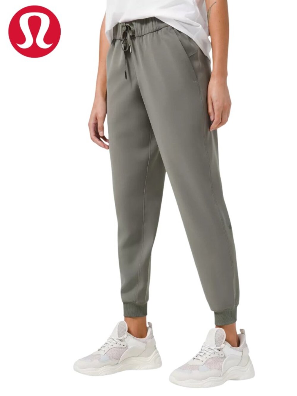 Lululemon On The Fly Jogger, Sz 4, Smoke Grey, EUC